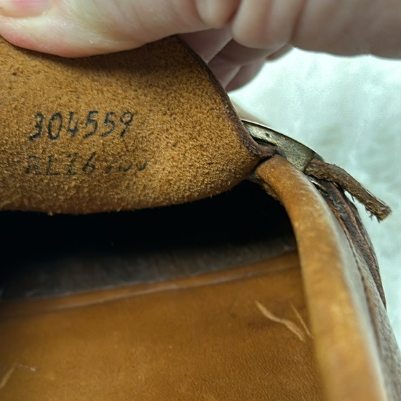 Vintage Polo Ralph Lauren Made USA Buckle Pebbled Leather Slip On Loafers  Sz 9 main image 8